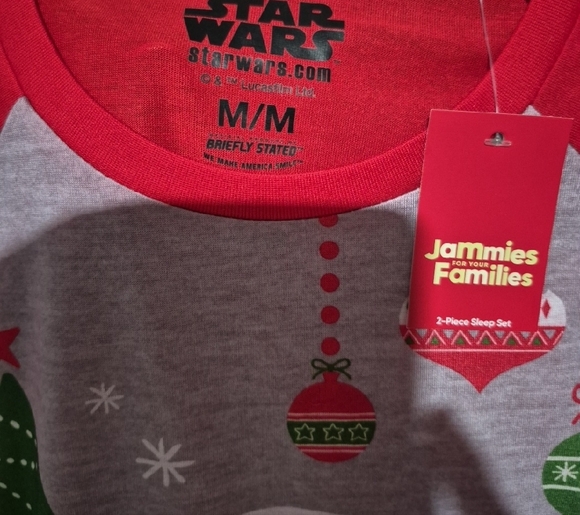 Star Wars  Pajamas - Red and White - Picture 2 of 7